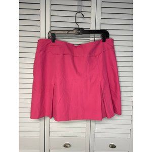 Izod golf bubble gum pink side zip skort w/pockets women's size 16